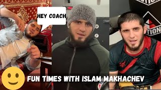 Fun times with Islam Makhachev and Javier Mendez