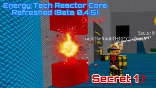 Energy Tech Reactor Core Refreshed Beta 0 4 5 Secret 1 Roblox By Extremely Long And - energy tech reactor core revamped roblox