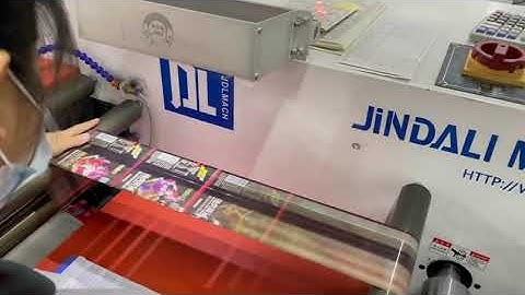 JINDALI shrink sleeve seaming machine (gluing)