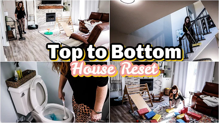 Whole House Reset 2023 Deep Clean With Me SAHM Cleaning Motivation