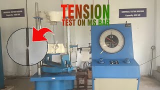 Tension Test | MT Lab | Semester 6 | Diploma | Civil Engineering | GPTC PKD