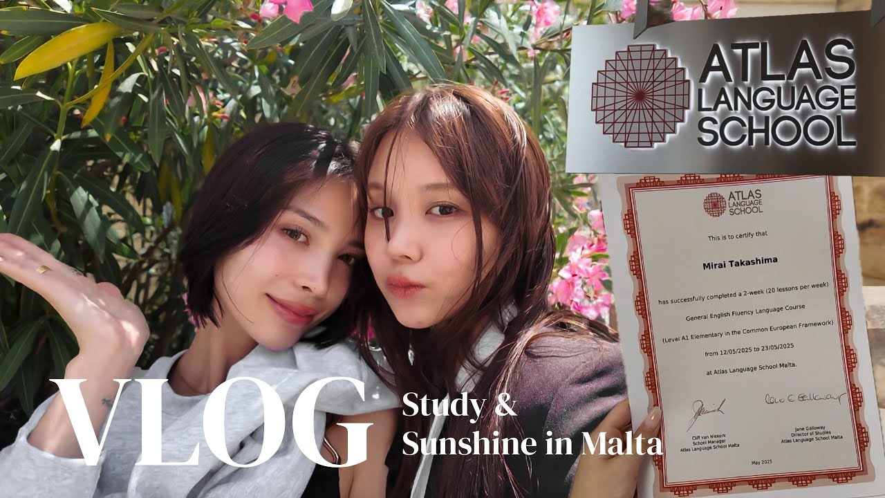 【留学VLOG】学校での過ごし方や放課後にしてた事🩵海行ったり昼酒🍷したり😪💋