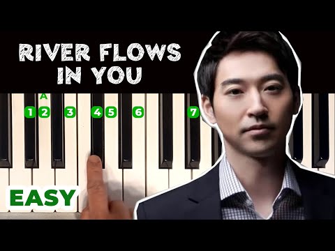 Rivers Flows In You - Yiruma | EASY PIANO TUTORIAL For Beginners
