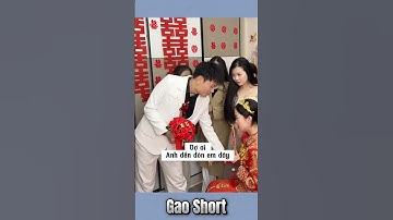 Cô dâu quỳ xuống xin chú rể huỷ đám cưới và cái kết #shorts #wedding