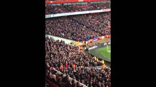 Crystal Palace fans away at Arsenal chanting \