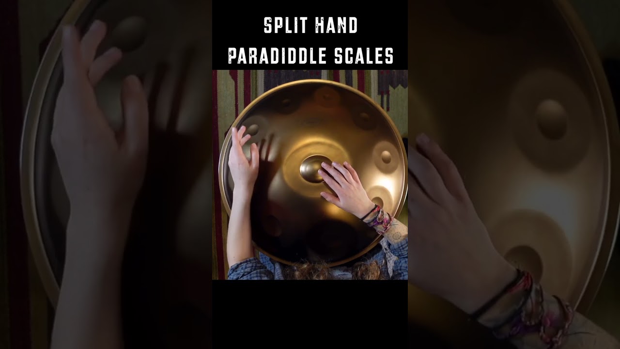 Mini Handpan Tutorial | Split Hand Paradiddles