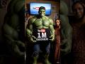 Hulk ka 1 milian Ho Gaya 😱 #2026 #creative #hulk #avengers #marvel #avengerslogo