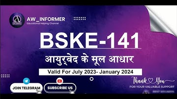 BSKE 141 SOLVED ASSIGNMENT IN HINDI 23-24 | BSKE 141 SOLVED ASSIGNMENT 23-24 | FREE SOLVED ASSIG.😦