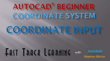 AutoCAD 2015 - Coordinate Input - FTL Tutorial