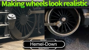 Making Loco wheels look realistic - part 1 of the 61xx overhaul