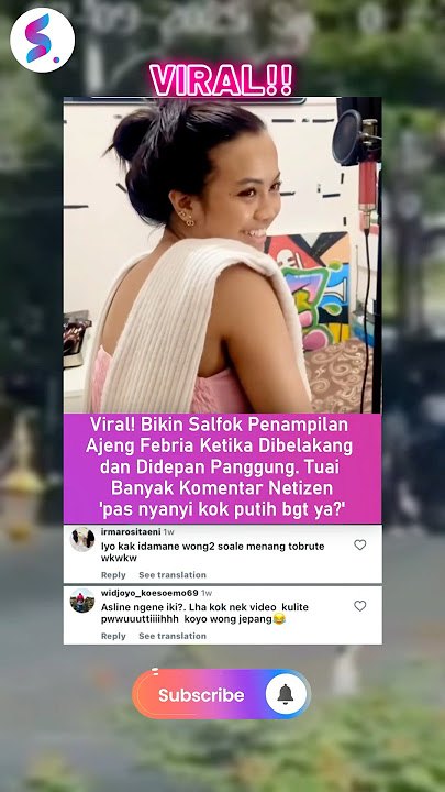 #ajengfebria's appearance behind vs. in front of the stage steals the attention of netizens #tren...