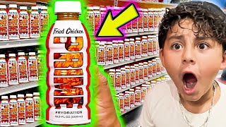 FRIED CHICKEN PRIME HYDRATION DRINK HUNT IN THE US | PRIME DRINK HYDTRATION HUNT