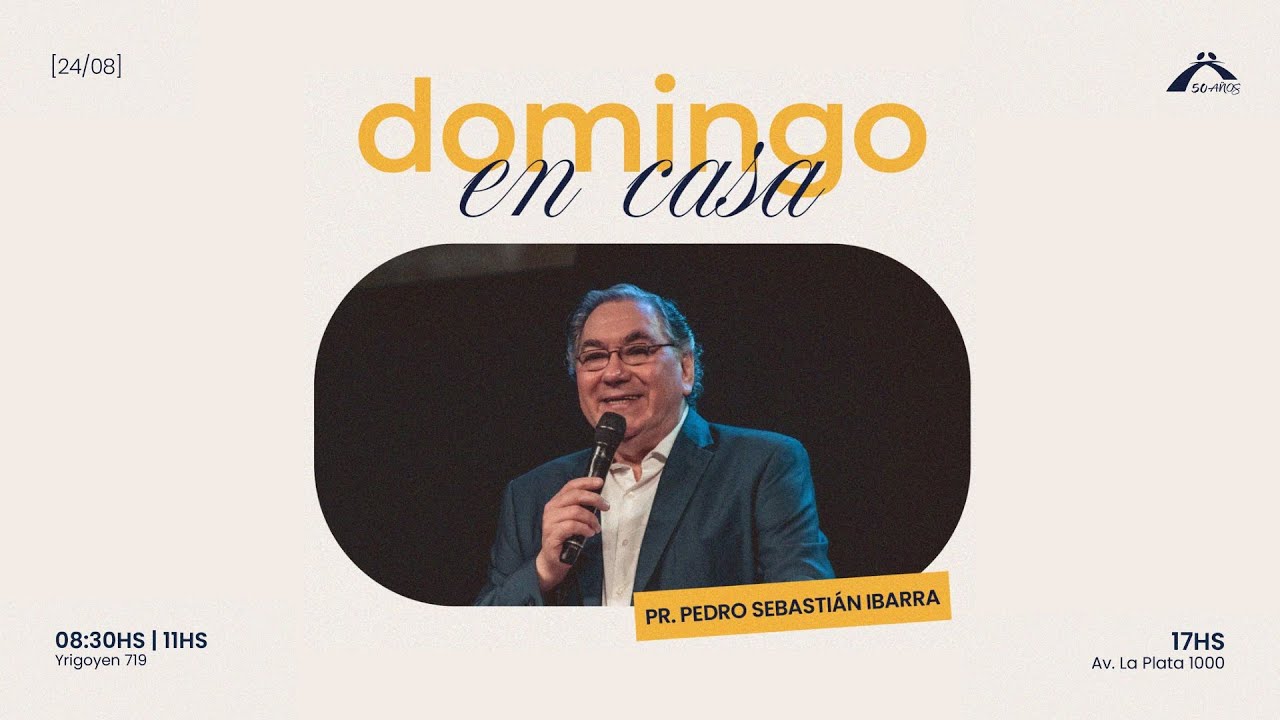 ¡Jesús por el GOZO conquistó la cruz!  Ps. Pedro S. Ibarra | Domingo 24 de Agosto - 11:00