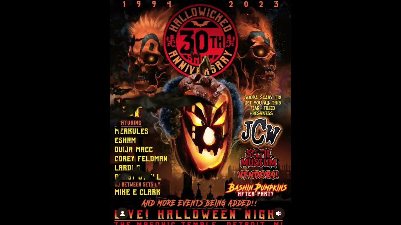 Hallowicked 2023 Lineup…..more to come insaneclownposse halloween 