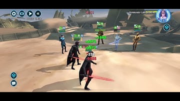 SWGOH 3v3 - SLKR vs CLS Chewpio dc9