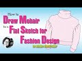 How to Draw Mohair for a flat sketch in Adobe Illustrator for Fashion Design