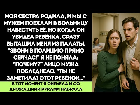 Сестра родила ребёнка, но когда мой муж увидел малыша — он ЗАСТАВИЛ меня вызвать ПОЛИЦИЮ