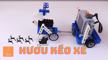 HƯỚNG DẪN LẮP RÁP HƯƠU KÉO XE ( SLED DEER ) - BỘ LEGO KĨ SƯ CƠ KHÍ