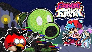 FNF VS Glitched Red & Peashooter | Pibby Red & Peashooter - Birds and Botany Song