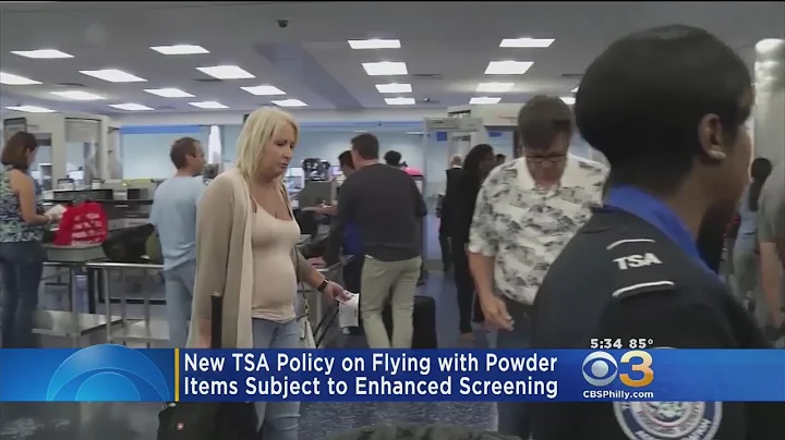TSA Implements New Policy On Flying With Powdered Items