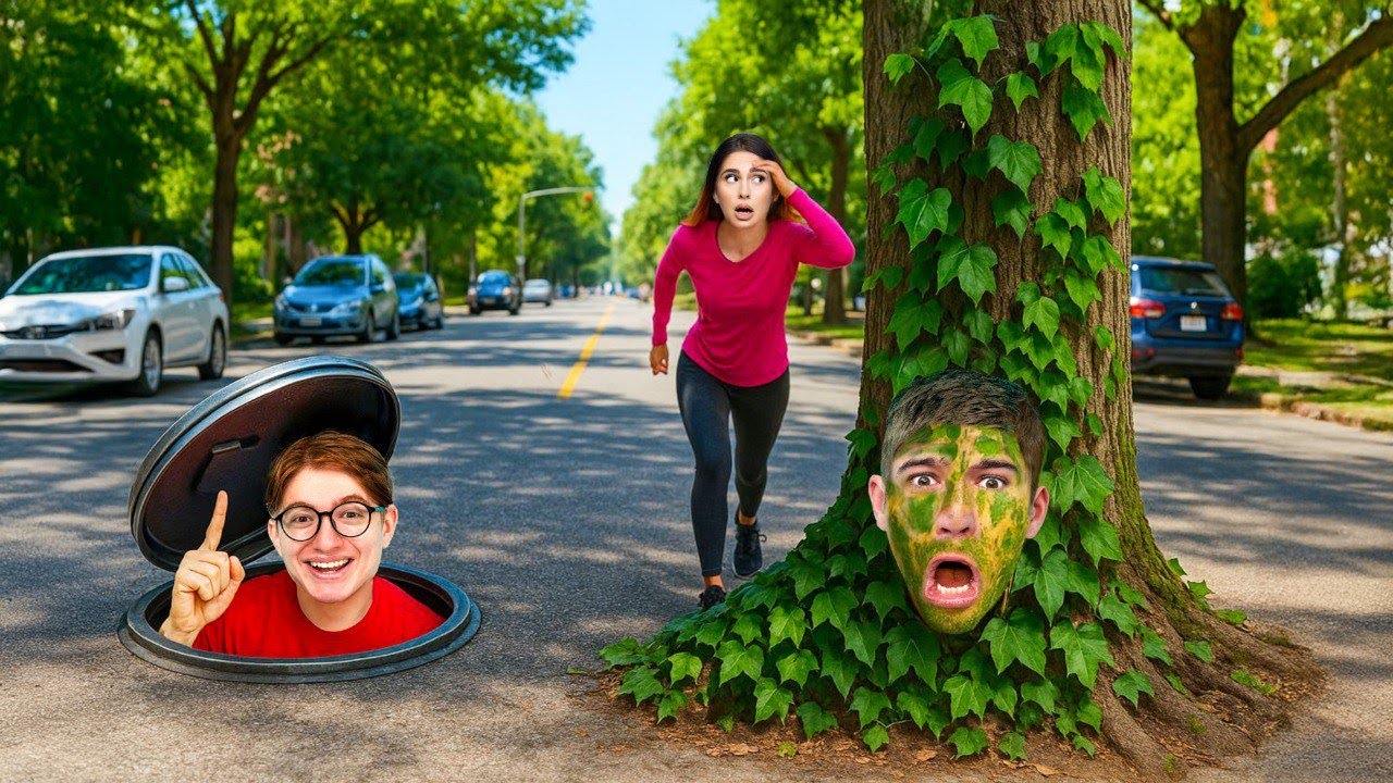 Играем в САМОЕ БЕЗУМНОЕ камуфляжное прятки!