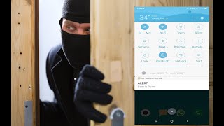Thief Notification | Full Video | MIT App Inventor | ThingSpeak Server | NodeMCU | ESP8266.