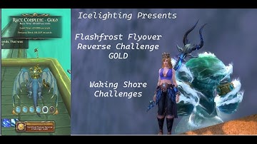 Flashfrost Flyover Reverse Challenge GOLD - Waking Shore Challenges - Race Complete: 68.669 seconds