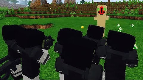 SCP-173 Vs. SCP Guard in Minecraft PE