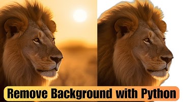 Remove Background From Any Image Using Python Programming || Python Project || Python Tutorial || ML
