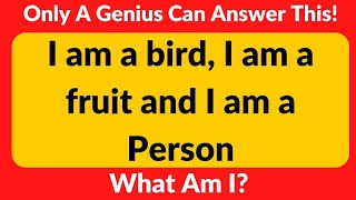 Only a Genius Can ANSWER These Tricky Riddles | Riddles in English With Answers #9