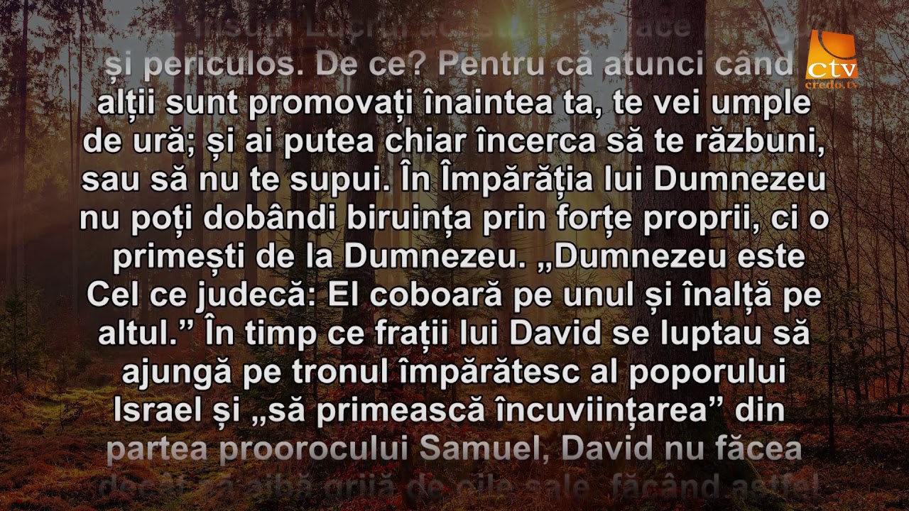 Cuvantul Lui Dumnezeu Pentru Astazi 24 11 19 Youtube