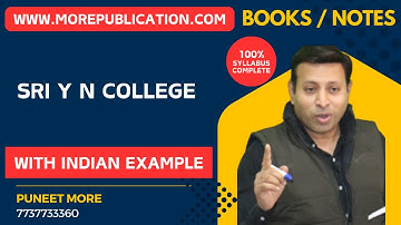 SRI Y N COLLEGE {SYNC} | ACCOUNTS BOOKS | MATHS BOOKS | STATISTICS BOOKS