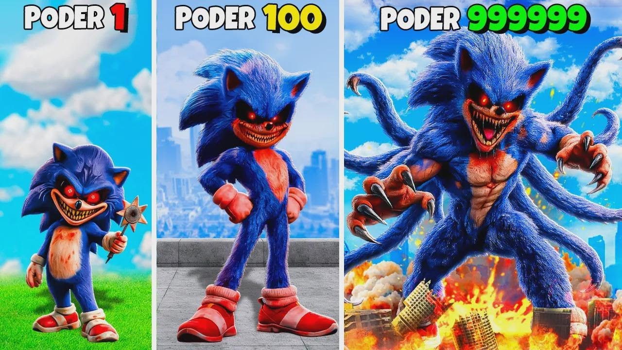 Deixando o SONIC.EXE ainda mais insano no GTA 5! (mod do filme do Sonic)