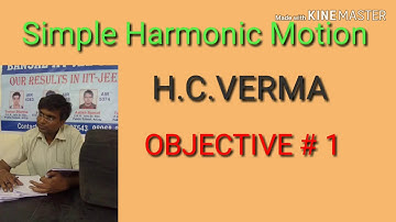 Solution objective # 1/Simple Harmonic Motion /H.C.VERMA/ IIT JEE/ NEET