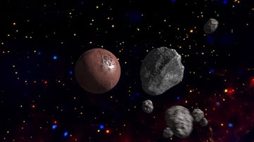 Element 3D Asteroid With Planet test