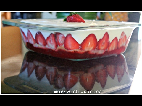 White Chocolate Strawberry Trifle | Desert Recipe by morEwish