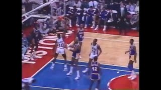 Dennis Rodman & Rick Mahorn Spam the Lakers with Dunks After Made Buckets