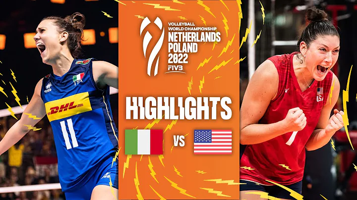🇮🇹 ITA vs. 🇺🇸 USA - Highlights  Final 3-4| Women's World Championship 2022 - DayDayNews