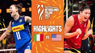 🇮🇹 ITA vs. 🇺🇸 USA - Highlights  Final 3-4| Women's World Championship 2022