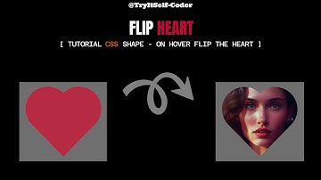Flip Heart Using CSS | Minimal Code #css #html #tutorial