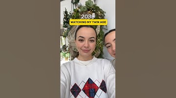 Watching My Twin Age! #filter #twins #shorts