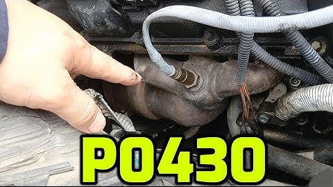 P0430 CATALYST SYSTEM EFFICIENCY BELOW THRESHOLD BANK 2 CODE CAUSES MEANING AND FIX