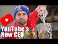 Robot Skeleton Replaces YouTube CEO