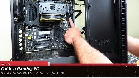 Cabling the Darkest Light Gaming PC Part 2 of 2