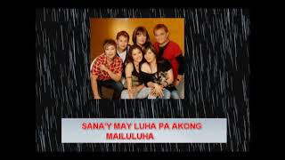 Video thumbnail of "Aegis - Basang Basa Sa Ulan (Lyrics Video)"