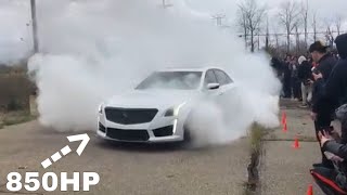 Cts V, Hellcat, And Zl1 Burnout - Sinister Car Meet 2017