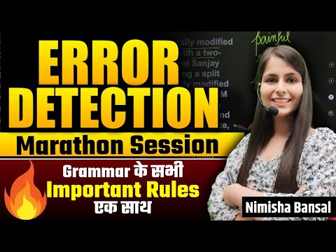 All important Grammar Rules | Marathon Class I English | Nimisha Bansal