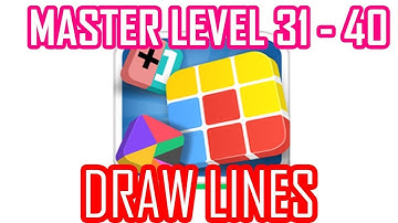 Puzzle Joy | Draw Lines | Master | Level 31 - 40 | Answers
