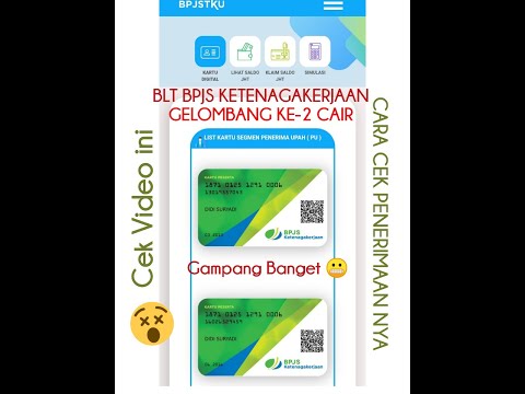 Cara Cek penerima  BLT Rp.600 rb , BPJS ketenagakerjaan dengan simple