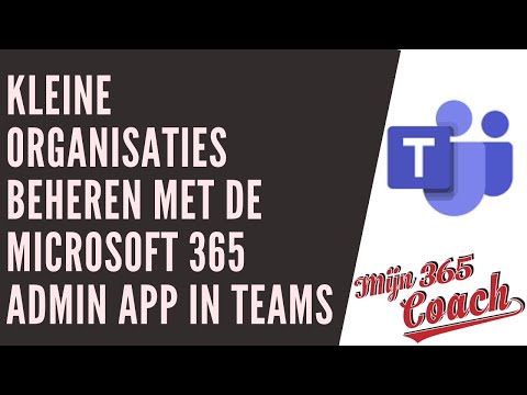 Kleine organisaties beheren met de Microsoft 365 Admin app voor Teams